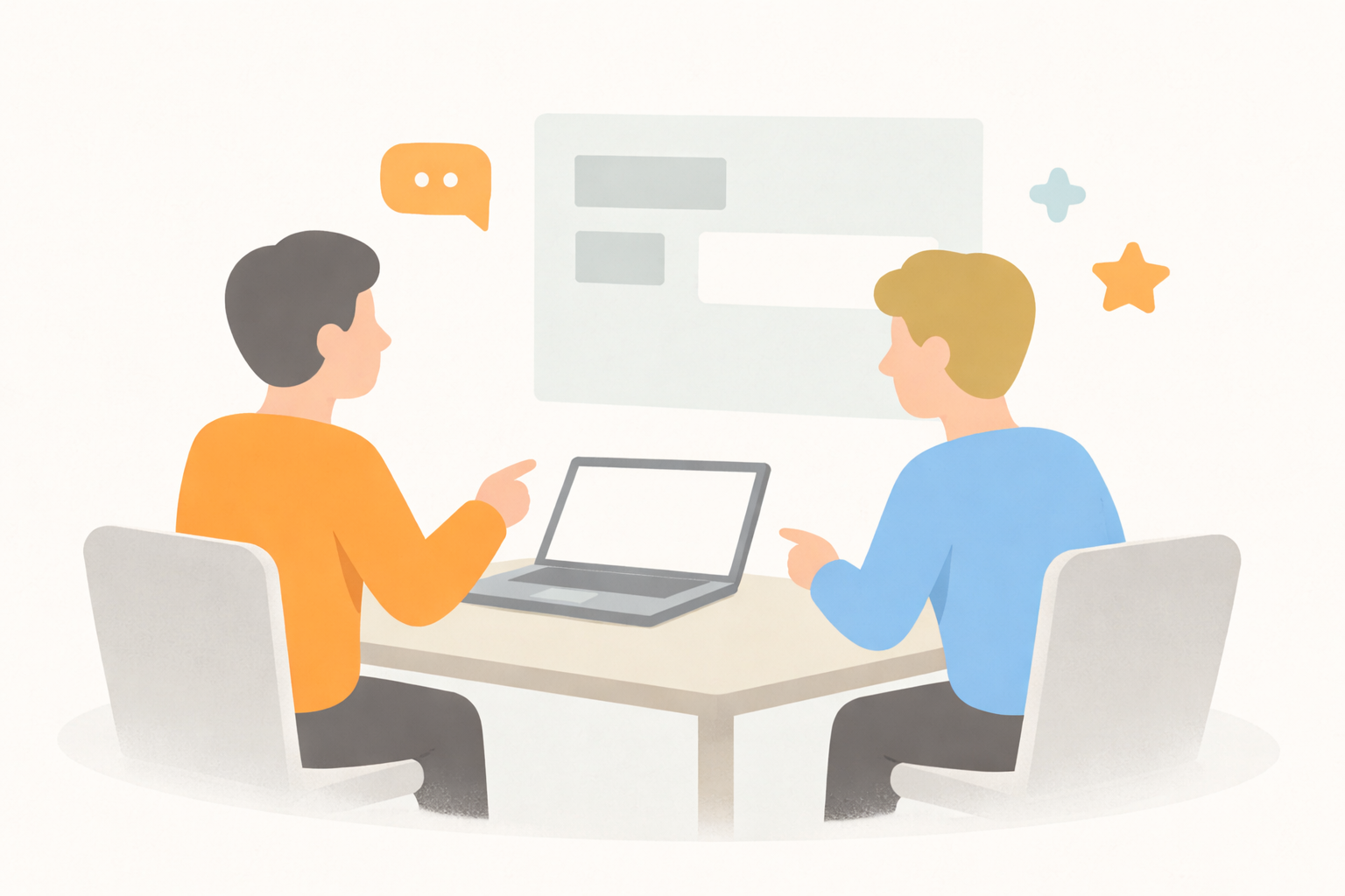 Contact illustration